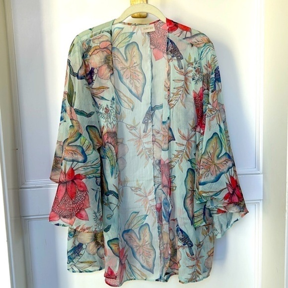 SUKISO WOMEN'S NOMADE KIMONO IN BOTANICA small medium - Picture 3 of 11